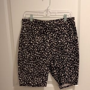 INC International Concepts Black and White Shorts